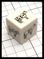 Dice : Dice - 6D - Cow Dice - RA Trade Sept 2016